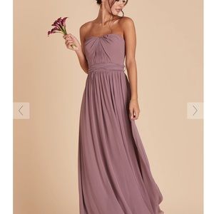 Burst Grey Dark Mauve Grace dress